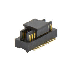 Board to Board Pitch0.8 双槽 H1.0 双排SMT型带柱公座